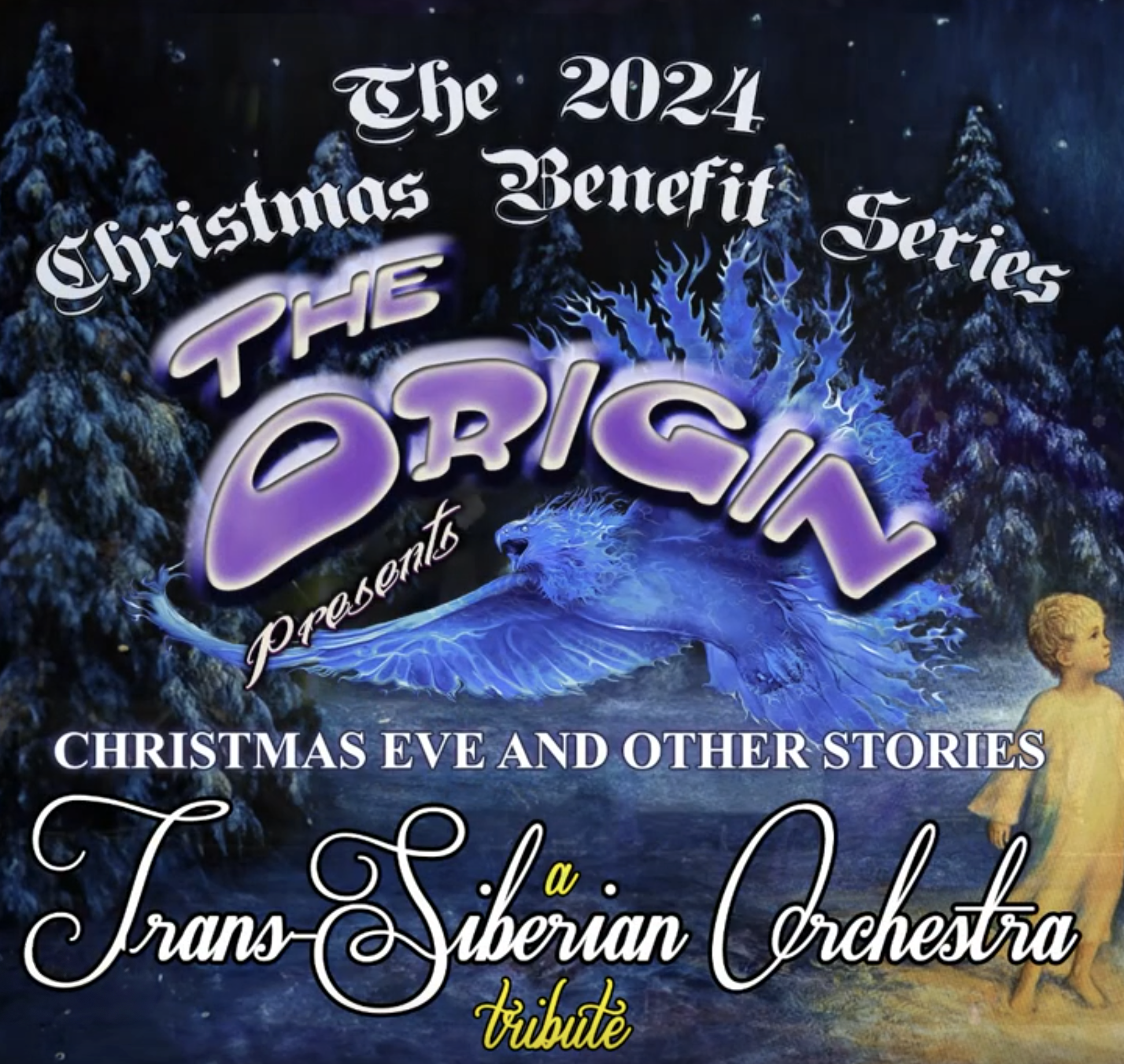 The 2024 Christmas Benefit Series from The Origin Logo